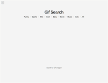Tablet Screenshot of gif-search.com